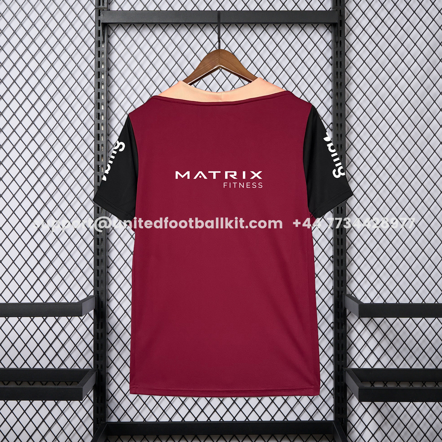 Unitedfootballkit.com | Corinthians 26-27 Wine Red Pre-Match All Sponsors Jersey - Fans Version -Customize Name, Number and Patch | Worldwide Shipping