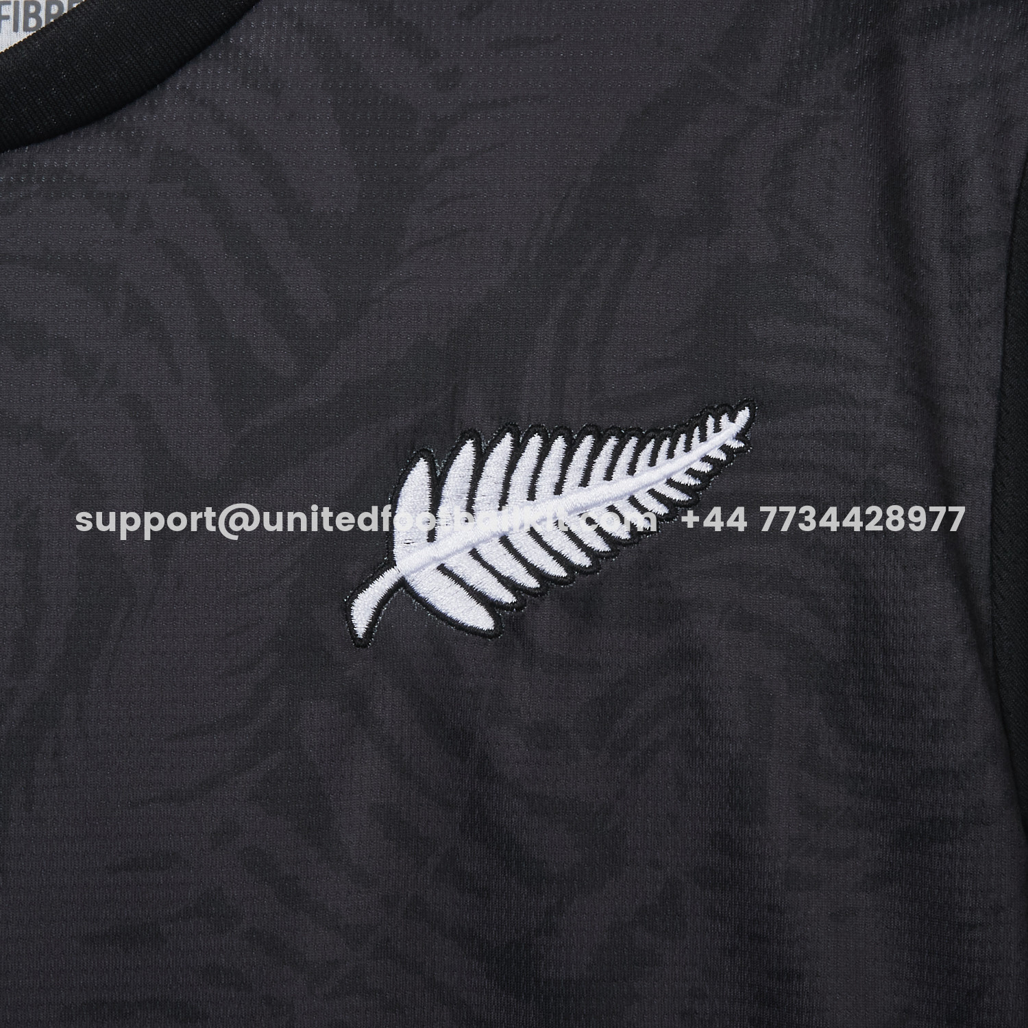 Unitedfootballkit.com | New Zealand 2026 Away Black Jersey - Fans Version -Customize Name, Number and Patch | Worldwide Shipping