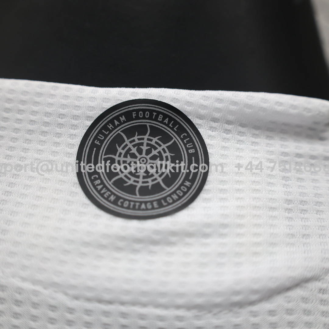 Unitedfootballkit.com | Fulham 24-25 Home Stadium Jersey - Player Version -Customize Name, Number and Patch | Worldwide Shipping