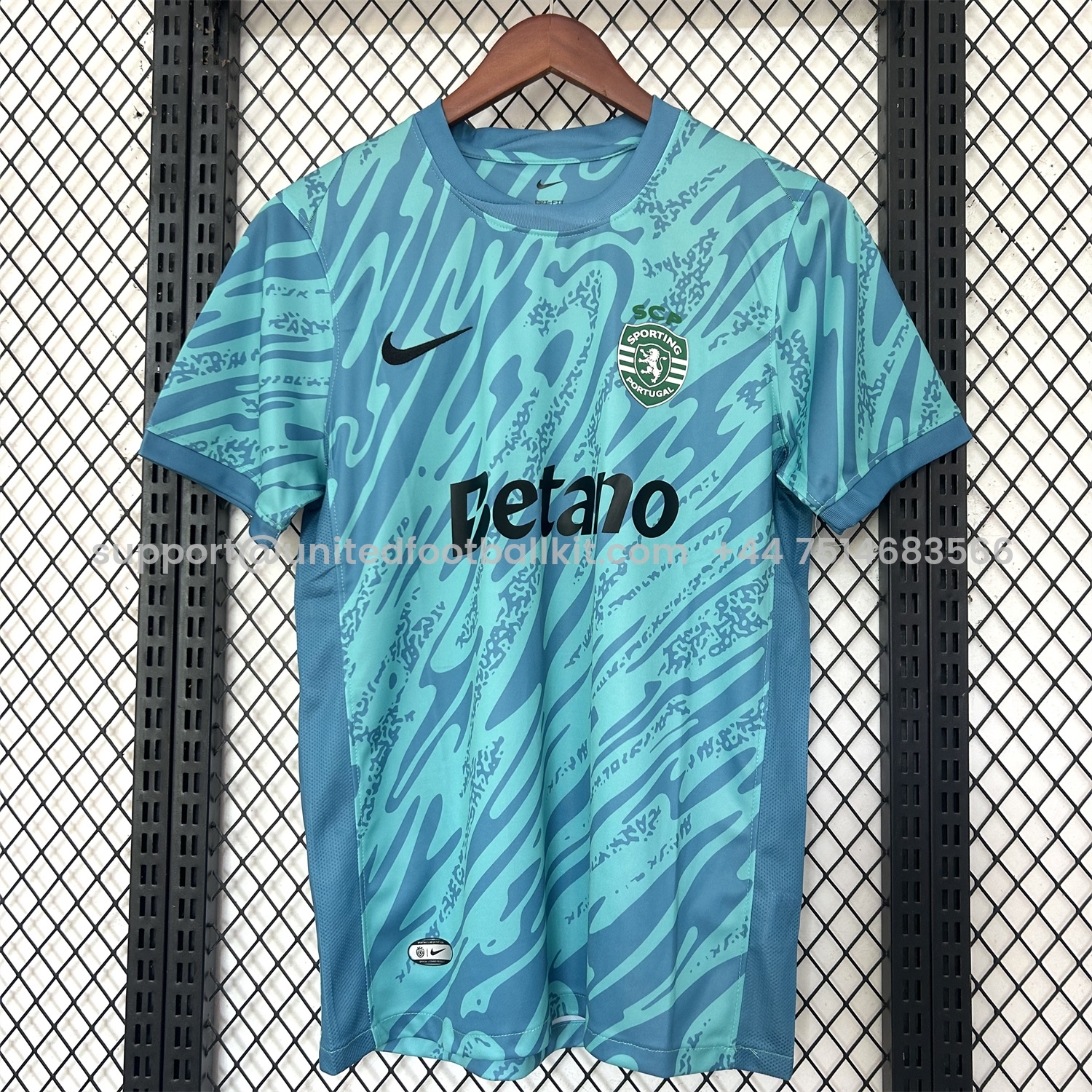 Unitedfootballkit.com | Sporting CP 25-26 Blue Goalkeeper Jersey - Fans Version -Customize Name, Number and Patch | Worldwide Shipping