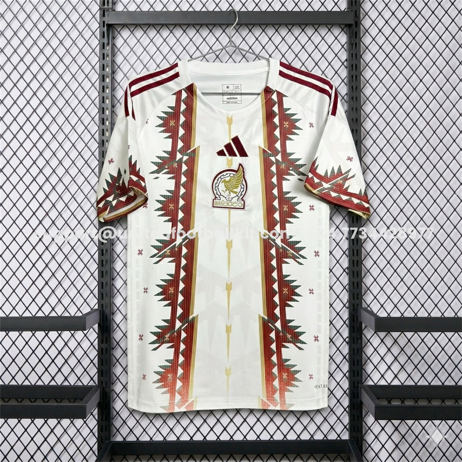 Unitedfootballkit.com | Mexico 2026 Thorn Pattern White Special Jersey - Fans Version -Customize Name, Number and Patch | Worldwide Shipping