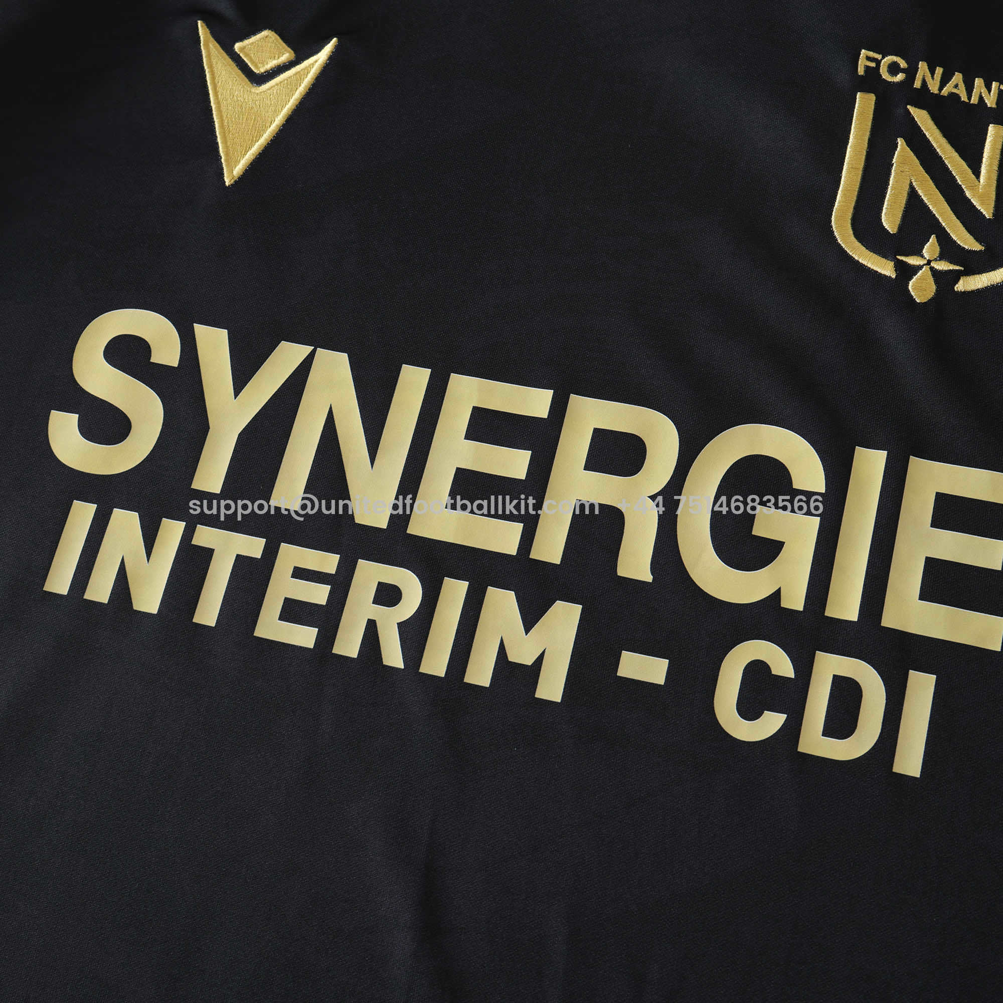 Unitedfootballkit.com | Nantes 24-25 Away Jersey - Fans Version -Customize Name, Number and Patch | Worldwide Shipping