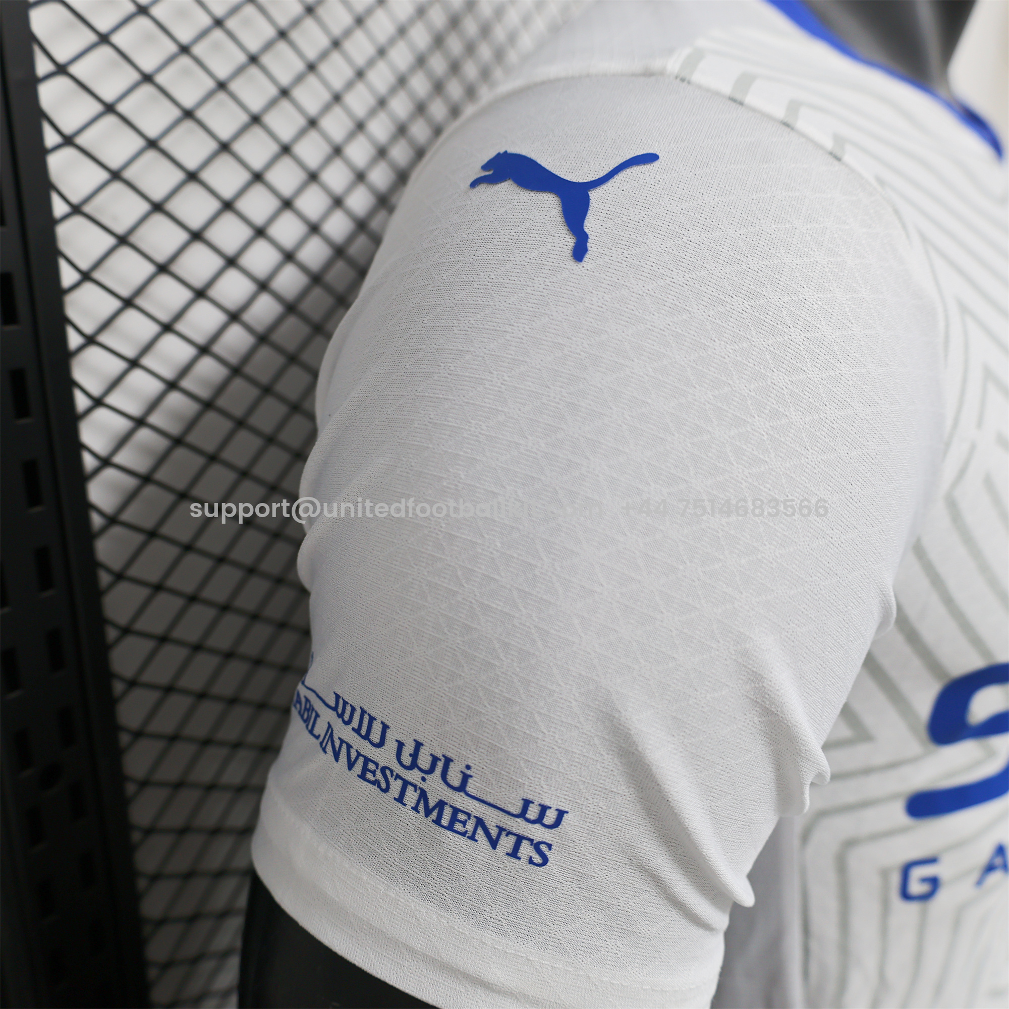 Unitedfootballkit.com | Al Hilal Riyadh Crescent 24-25 Away Jersey - Player Version -Customize Name, Number and Patch | Worldwide Shipping