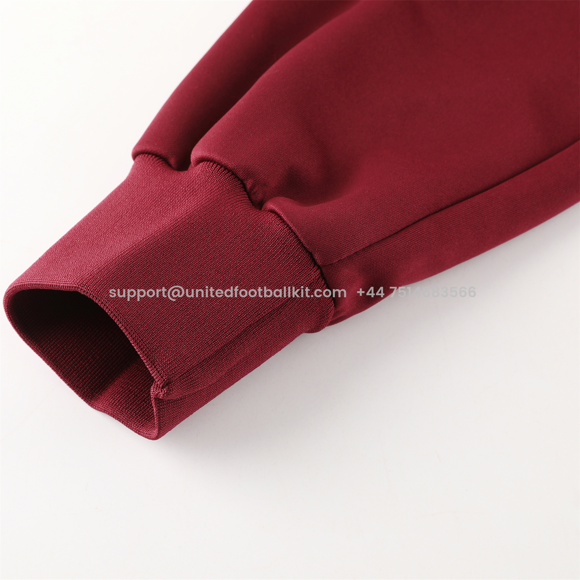 Unitedfootballkit.com | Paris Saint-Germain PSG 24-25 Jacket Training Tracksuit - Maroon -Customize Name, Number and Patch | Worldwide Shipping