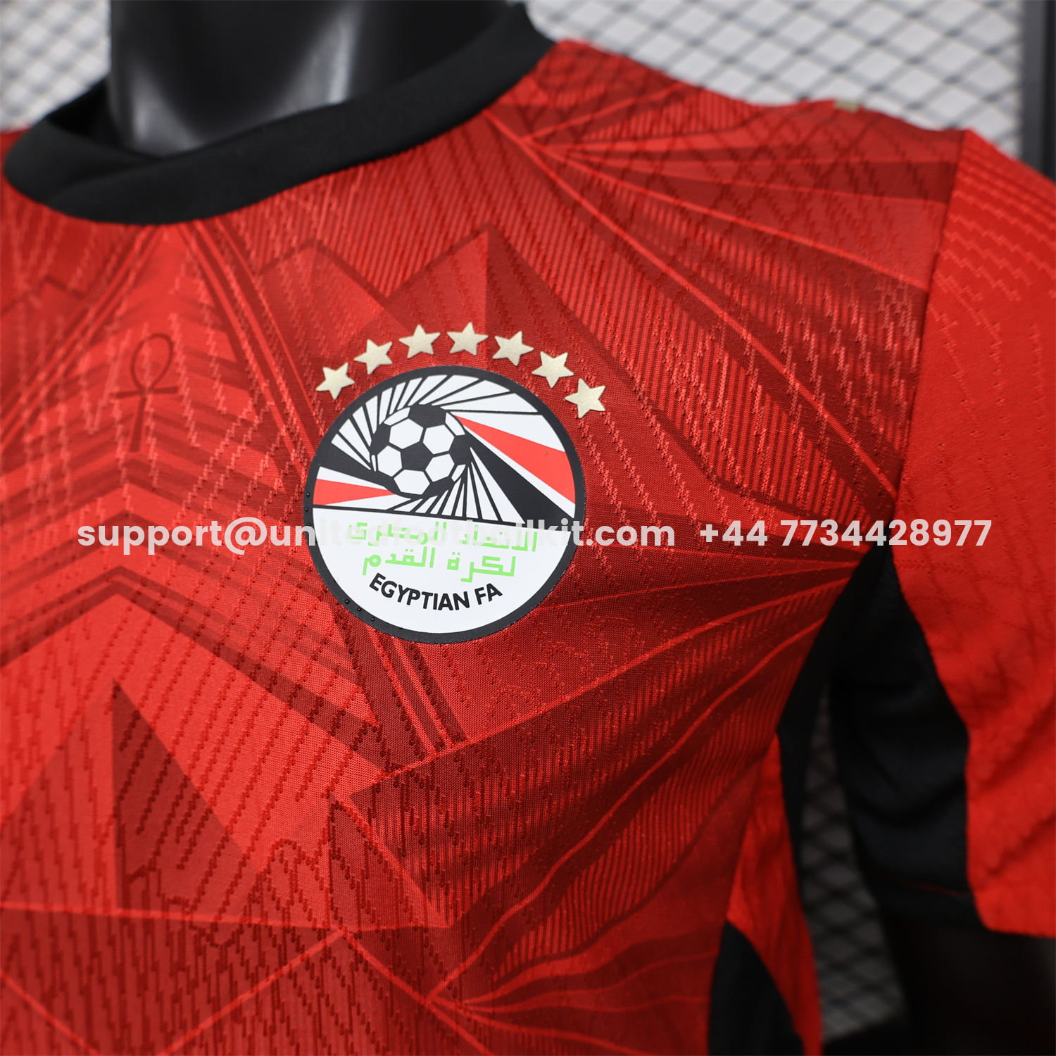 Unitedfootballkit.com | Egypt 2026 Home Jersey - Player Version -Customize Name, Number and Patch | Worldwide Shipping