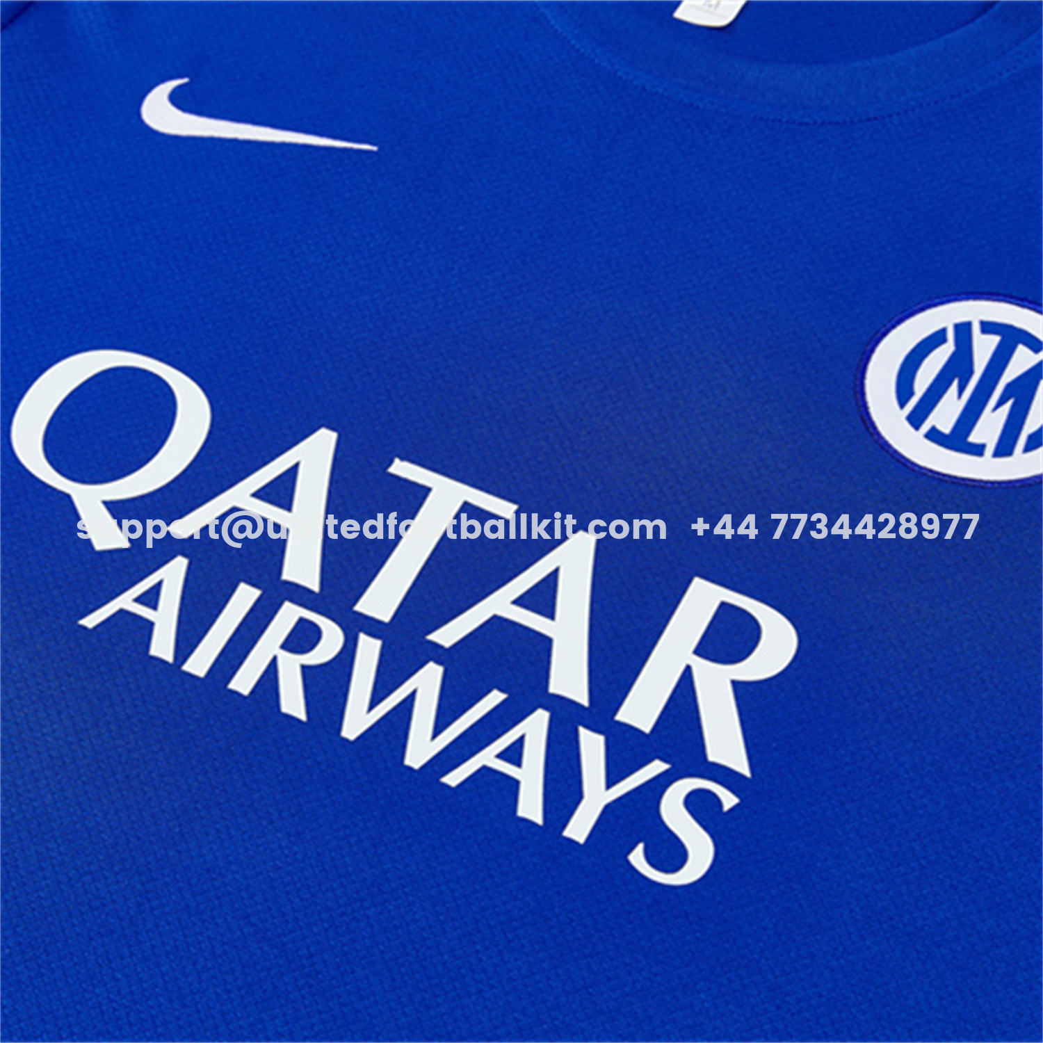 Unitedfootballkit.com | Inter Milan 26-27 Short-Sleeve Training Set - Ocean Blue Top & Deep Blue Shorts -Customize Name, Number and Patch | Worldwide Shipping