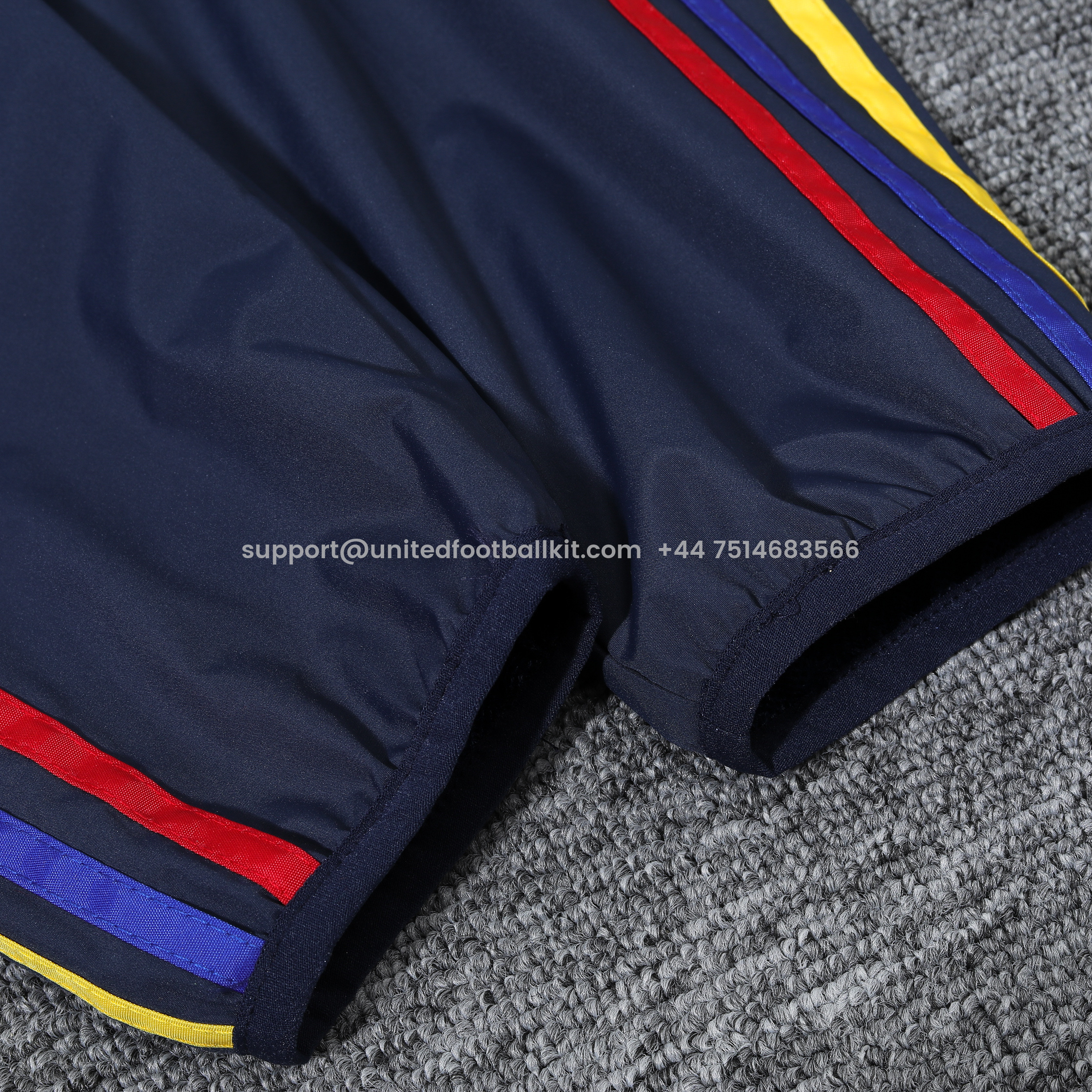 Unitedfootballkit.com | Colombia 24-25 Blue Throwback Windbreaker Suit - Jackets & Pants -Customize Name, Number and Patch | Worldwide Shipping
