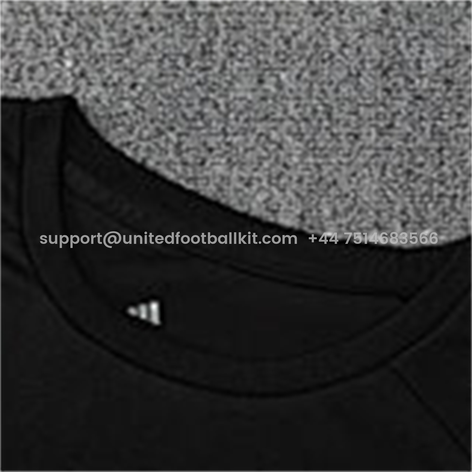 Unitedfootballkit.com | INT M.A.M 25-26 Short-Sleeve Training Set - Light Grey Stripes Black Top & Black Shorts -Customize Name, Number and Patch | Worldwide Shipping