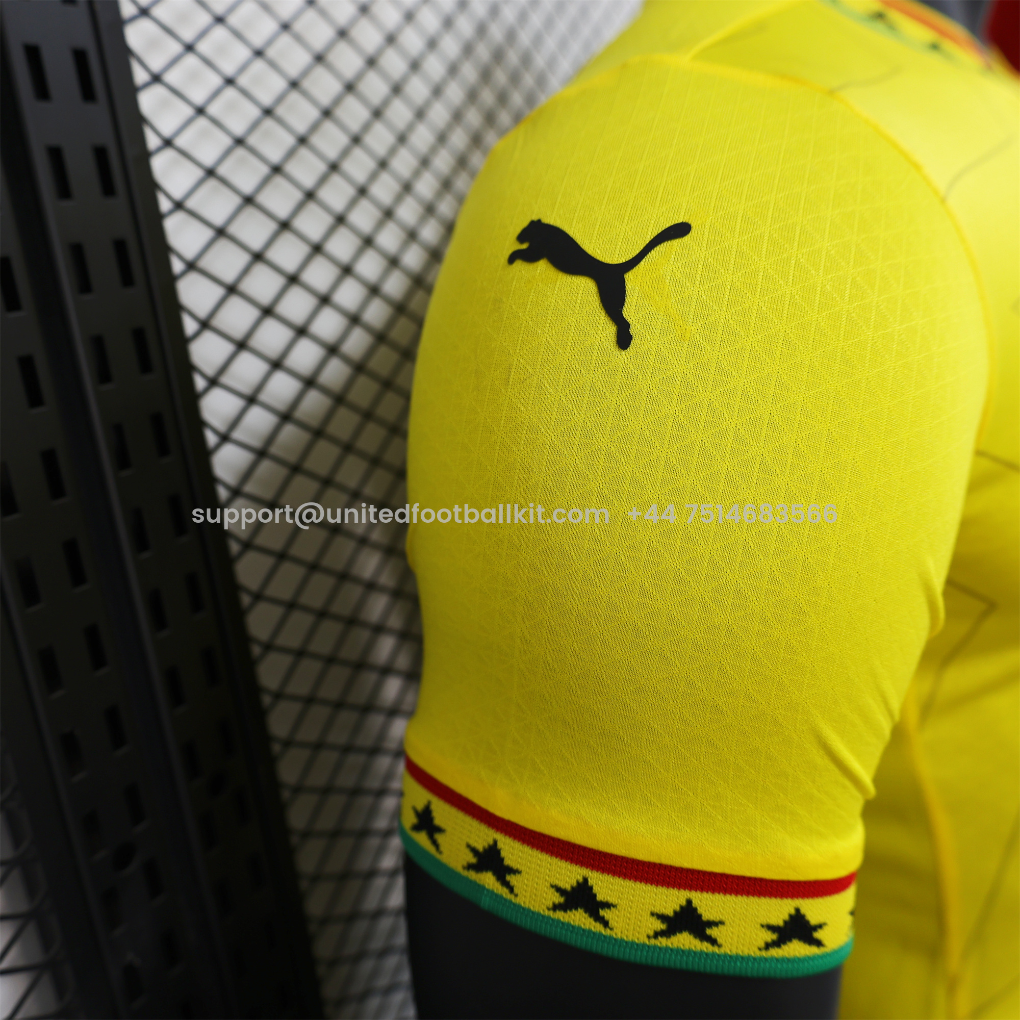 Unitedfootballkit.com | Ghana 2024-25 Away Jersey - Player Version -Customize Name, Number and Patch | Worldwide Shipping