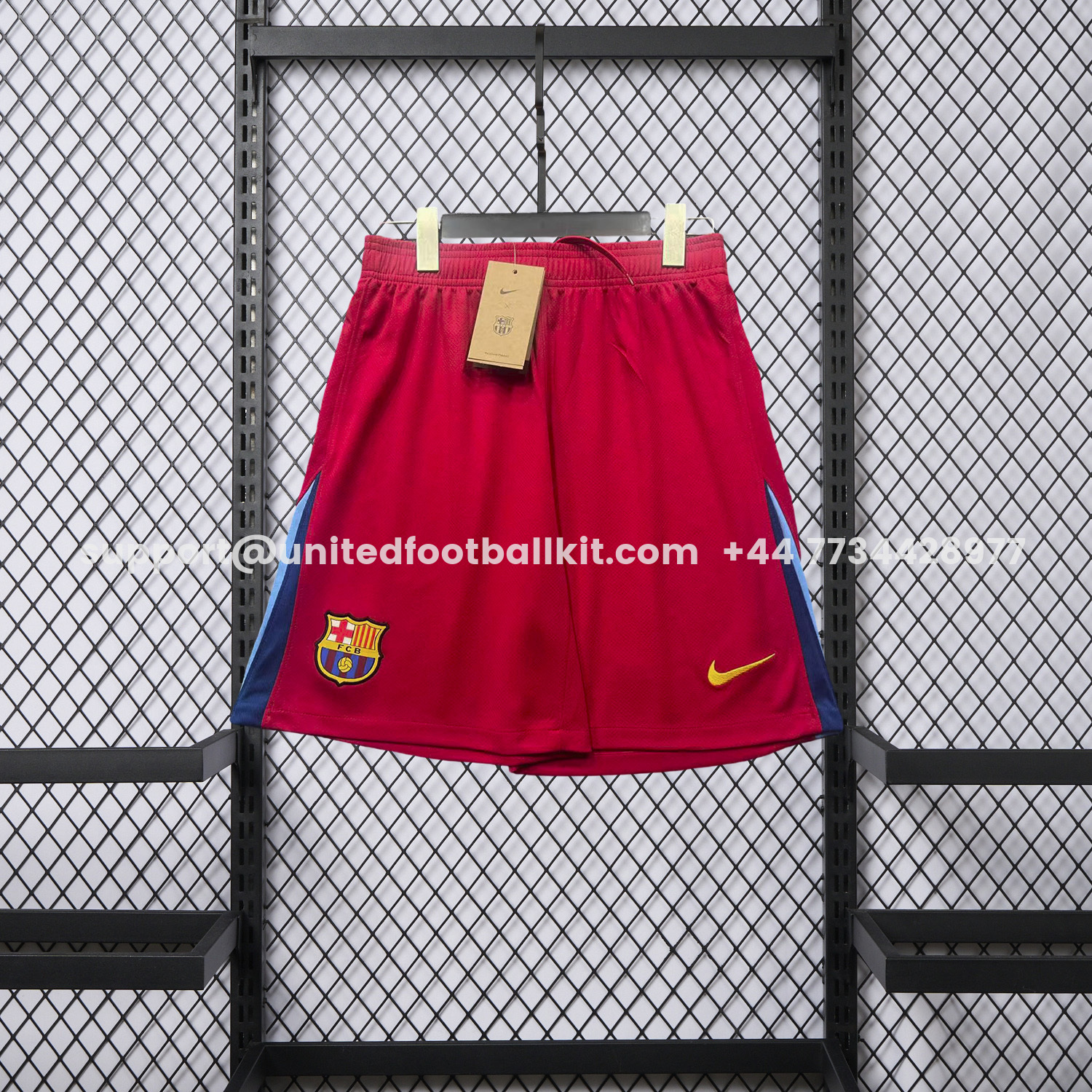 Unitedfootballkit.com | Barcelona 25-26 Fourth Shorts - Fans Version -Customize Name, Number and Patch | Worldwide Shipping