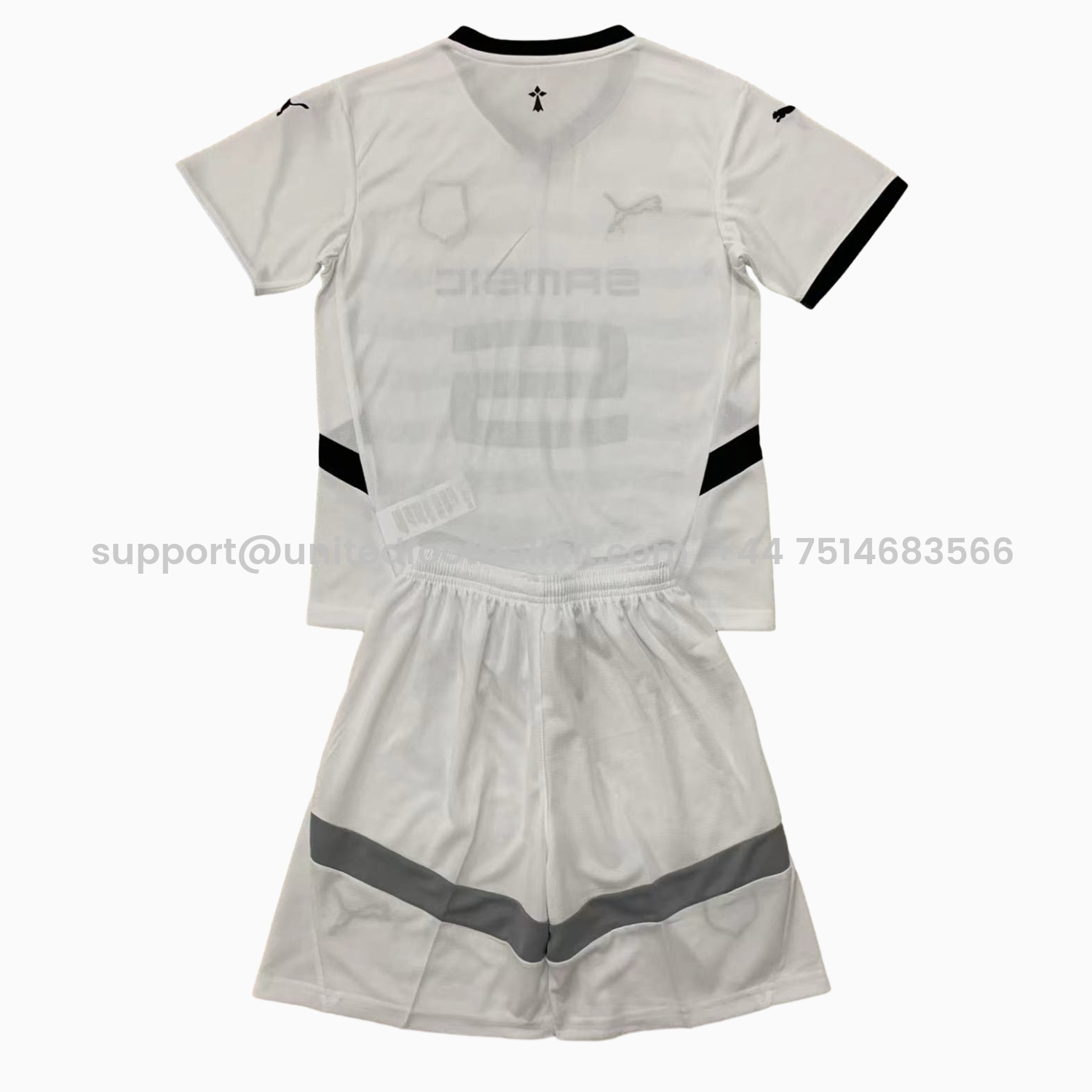 Unitedfootballkit.com | Stade Rennais 24-25 Away Kids Kit -Customize Name, Number and Patch | Worldwide Shipping