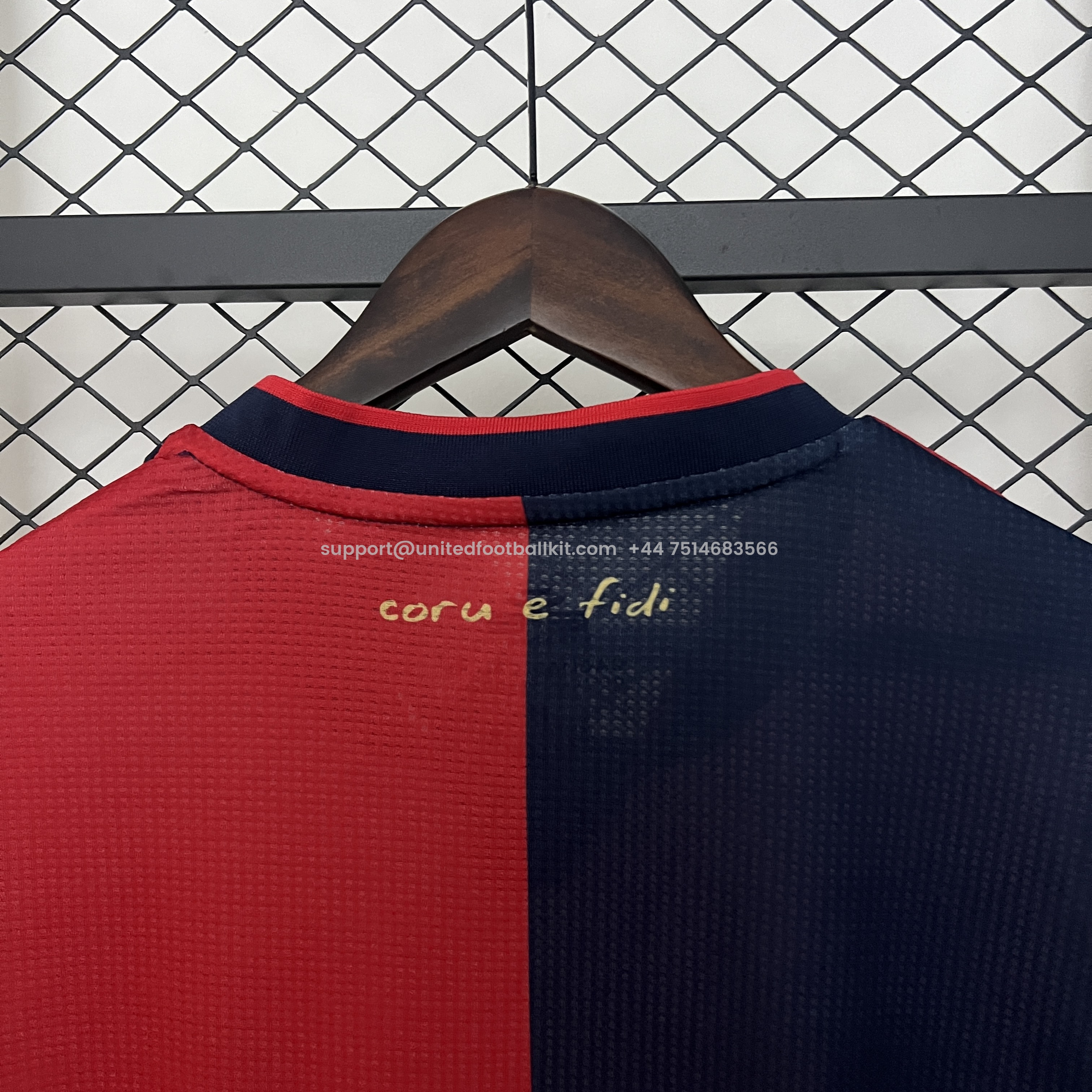 Unitedfootballkit.com | Cagliari Calcio 24-25 Home Jersey - Fans Version -Customize Name, Number and Patch | Worldwide Shipping