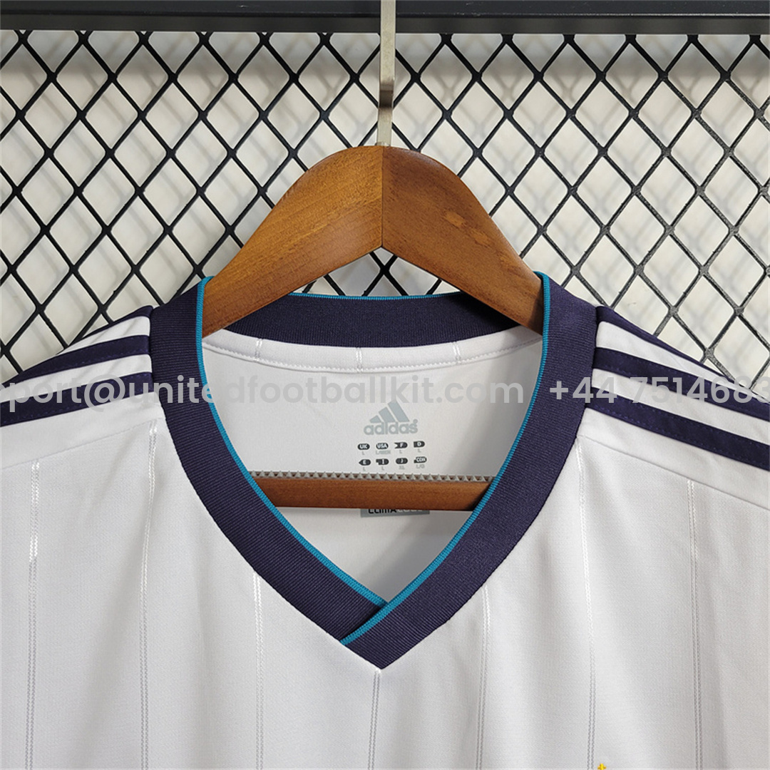 Unitedfootballkit.com | Retro Real Madrid 12-13 Home Stadium Jersey -Customize Name, Number and Patch | Worldwide Shipping