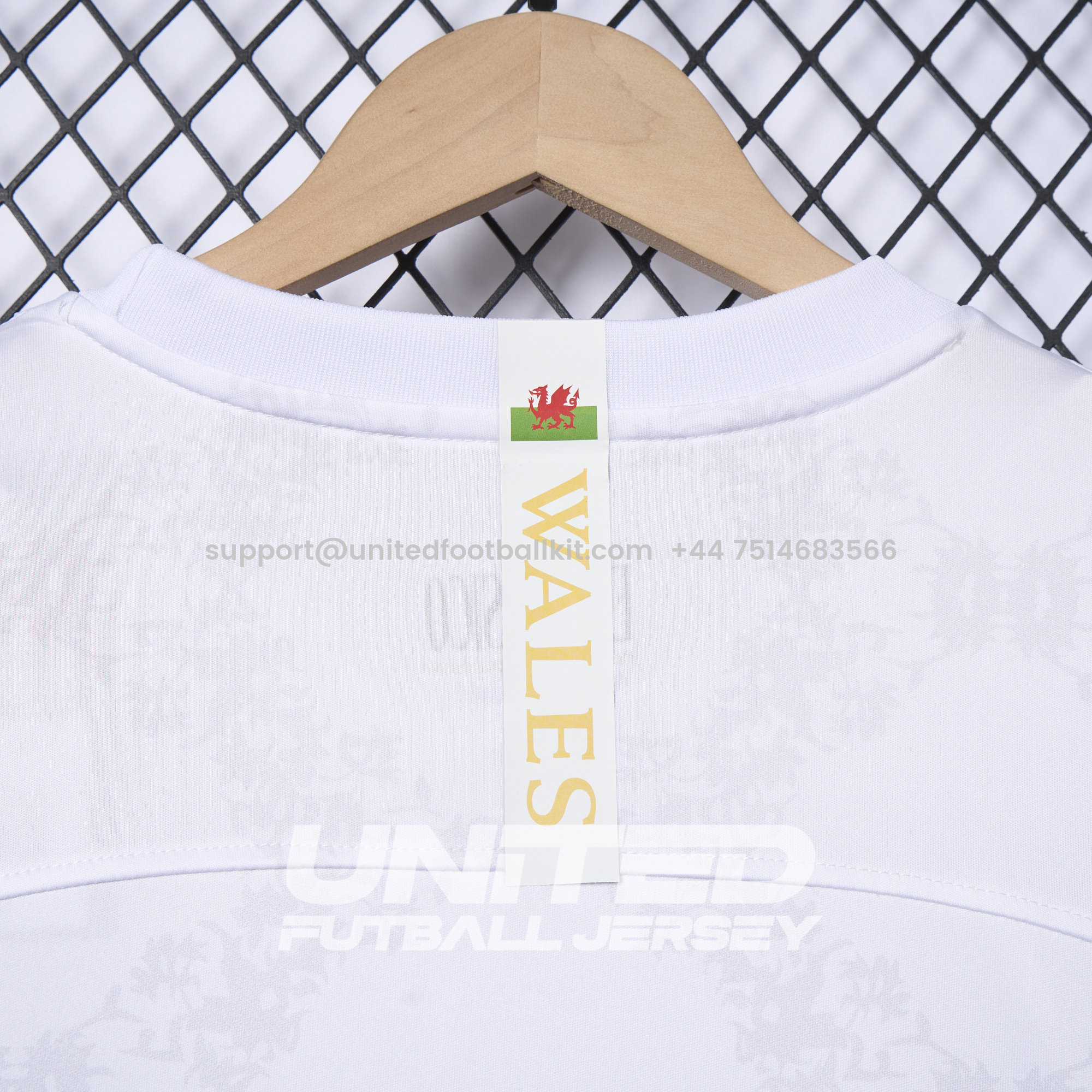 Unitedfootballkit.com | Real Madrid 2024-25 COMMA Gareth Bale Jersey - Fans Version -Customize Name, Number and Patch | Worldwide Shipping