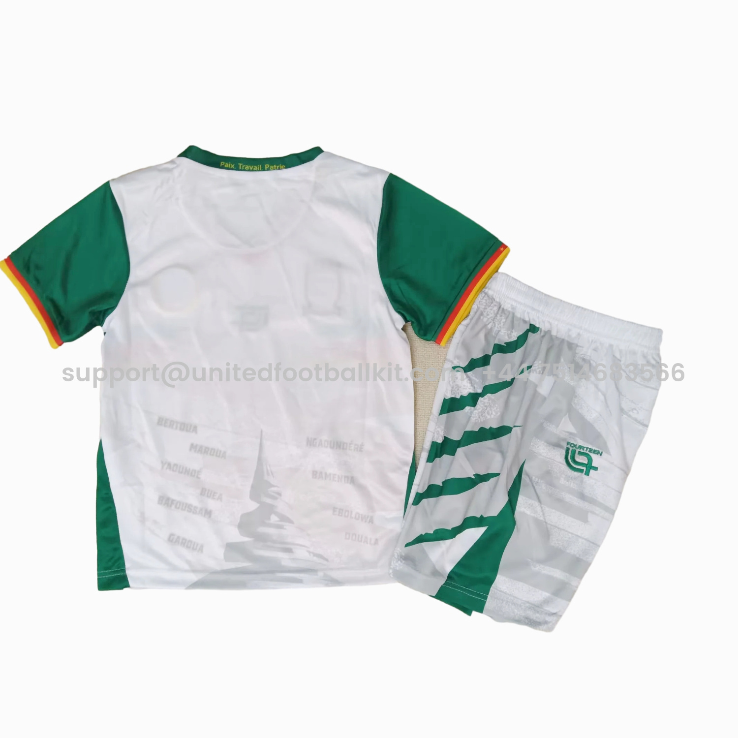 Unitedfootballkit.com | Cameroon 25-26 Third Kids Kit -Customize Name, Number and Patch | Worldwide Shipping