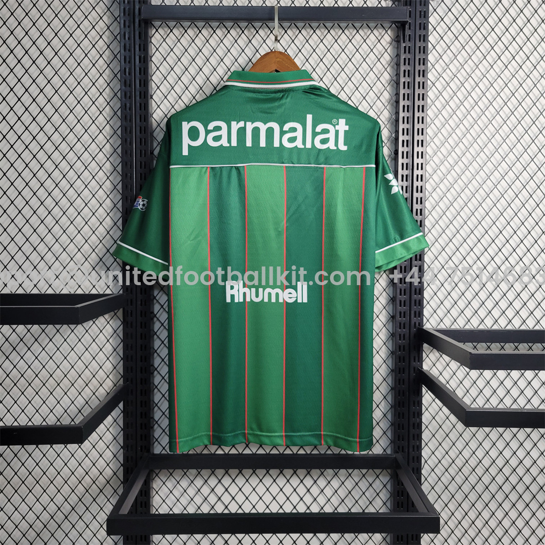 Unitedfootballkit.com | Retro Palmeiras 1999 Home Stadium Jersey - Liberator Cup Champion -Customize Name, Number and Patch | Worldwide Shipping