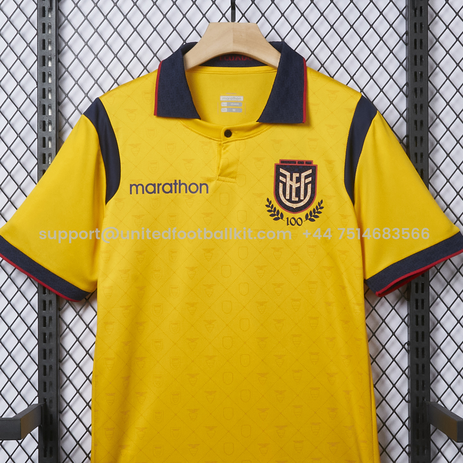 Unitedfootballkit.com | Ecuador 2025 Centenary Home Jersey - Fans Version -Customize Name, Number and Patch | Worldwide Shipping