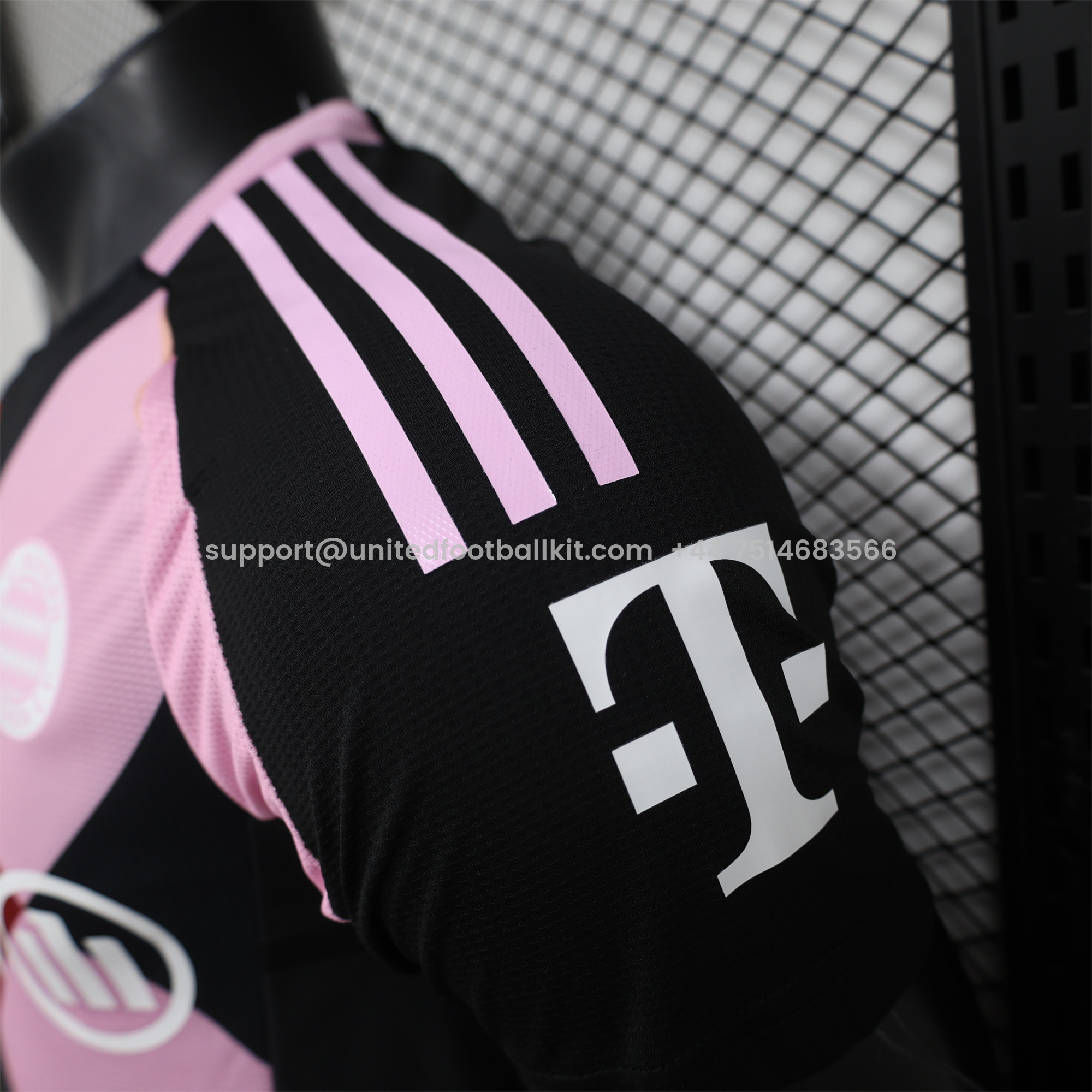 Unitedfootballkit.com | Bayern Munich 24-25 LeGer Special Pink October Jersey - Player Version -Customize Name, Number and Patch | Worldwide Shipping