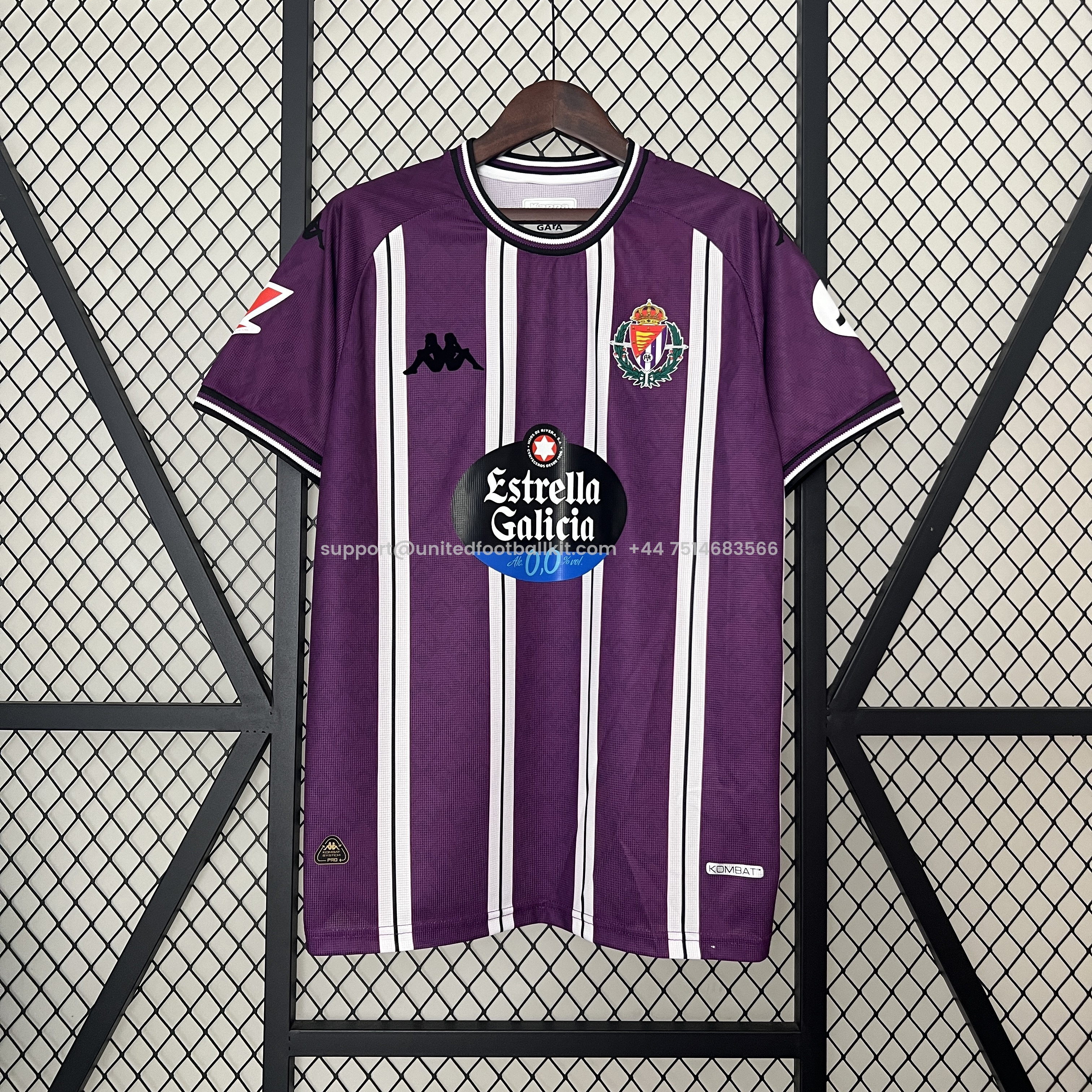 Unitedfootballkit.com | Real Valladolid 24-25 Home Stadium Jersey - Fans Version -Customize Name, Number and Patch | Worldwide Shipping