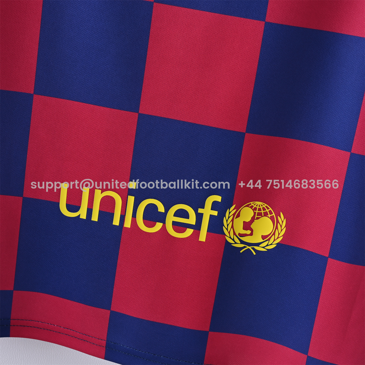 Unitedfootballkit.com | Retro Barcelona 2019-20 Home Jersey -Customize Name, Number and Patch | Worldwide Shipping