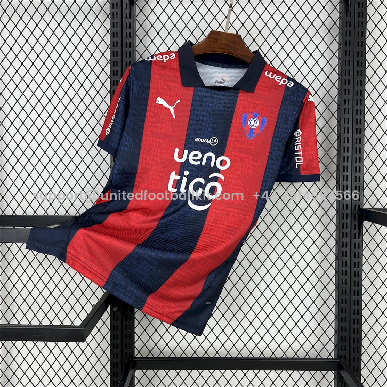 Unitedfootballkit.com | Cerro Porteno 25-26 Home Jersey - Fans Version -Customize Name, Number and Patch | Worldwide Shipping