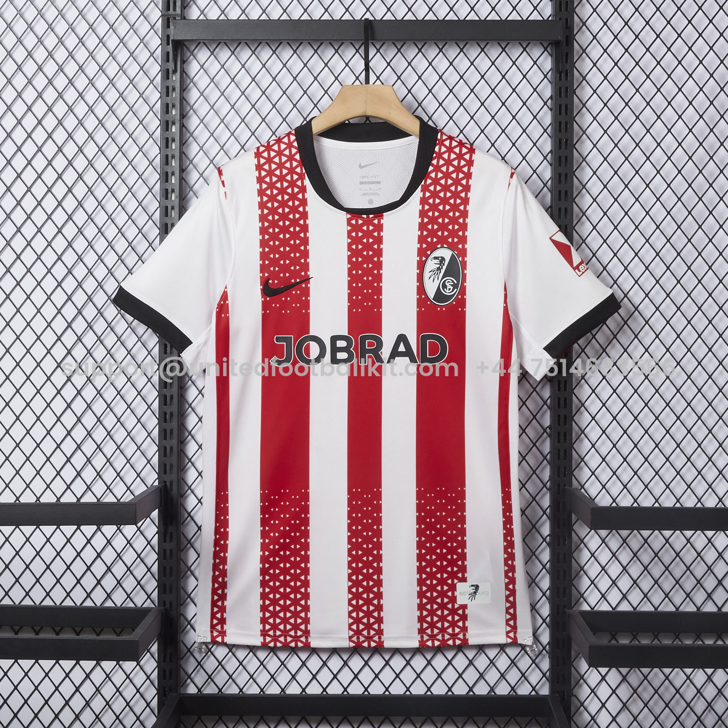Unitedfootballkit.com | SC Freiburg 25-26 Home Jersey - Fans Version -Customize Name, Number and Patch | Worldwide Shipping