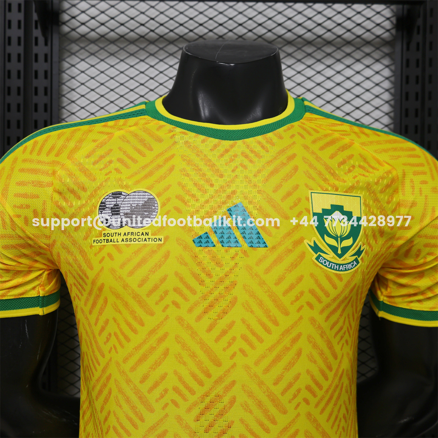 Unitedfootballkit.com | South Africa 2026 Home Jersey - Player Version -Customize Name, Number and Patch | Worldwide Shipping