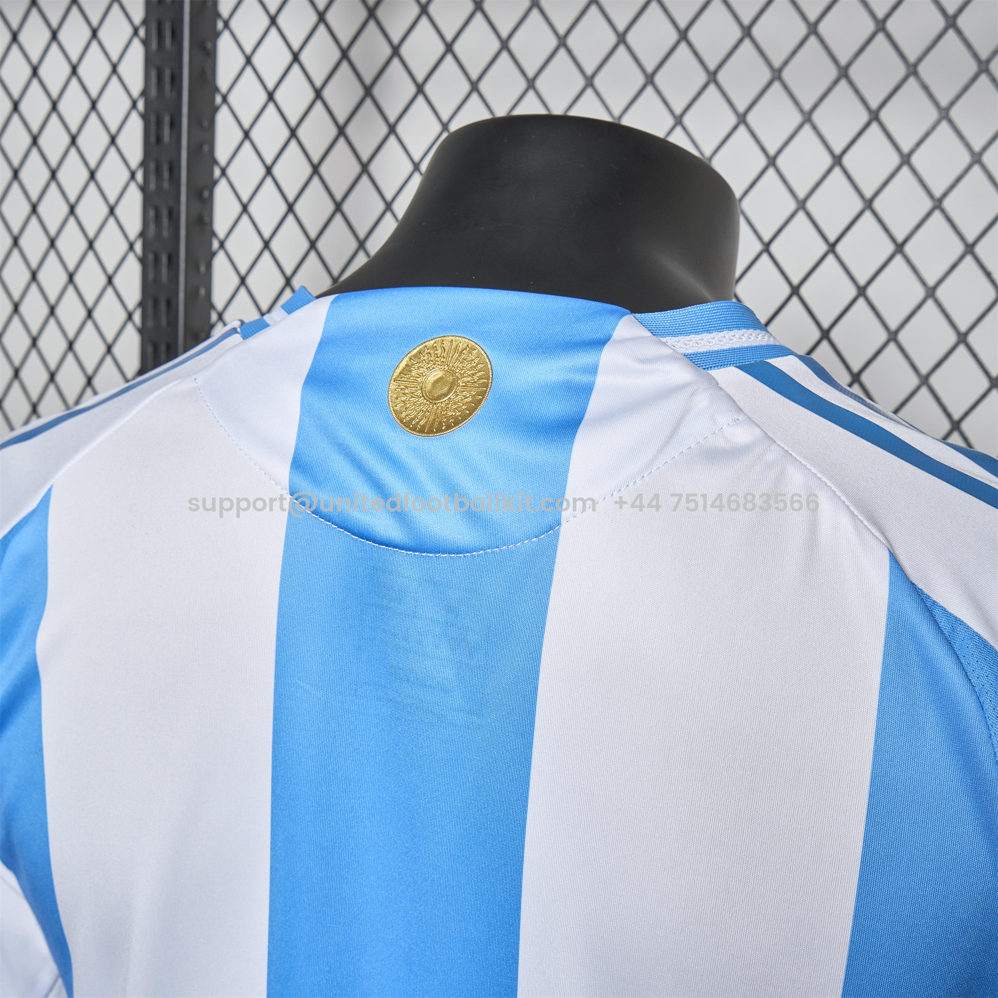 Unitedfootballkit.com | Argentina 2024 Home Stadium Jersey - Player Version -Customize Name, Number and Patch | Worldwide Shipping