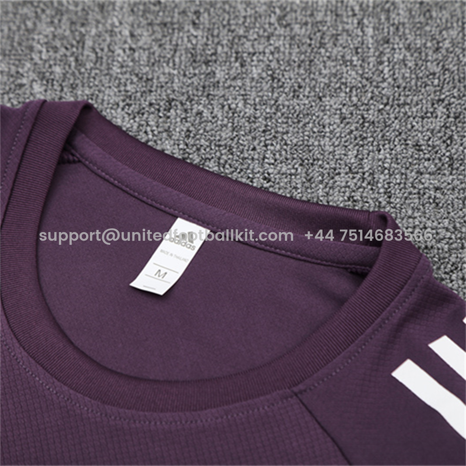 Unitedfootballkit.com | Manchester United 25-26 Short-Sleeve Training Set - Purple Top & Black shorts -Customize Name, Number and Patch | Worldwide Shipping