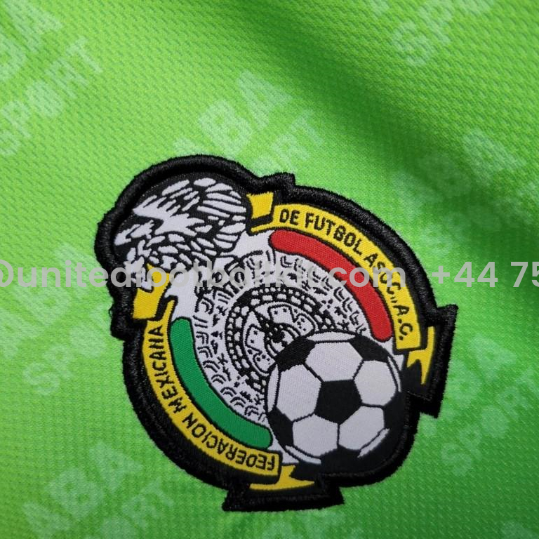 Unitedfootballkit.com | Retro Mexico 1994 Goalkeeper Green Jersey -Customize Name, Number and Patch | Worldwide Shipping