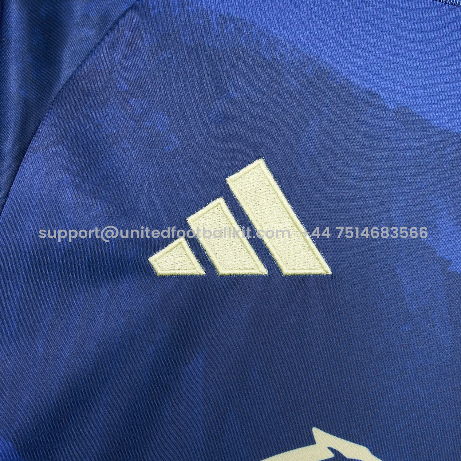 Unitedfootballkit.com | Club América 25-26 Blue Eagle Pattern Special Edition Jersey - Fans Version -Customize Name, Number and Patch | Worldwide Shipping