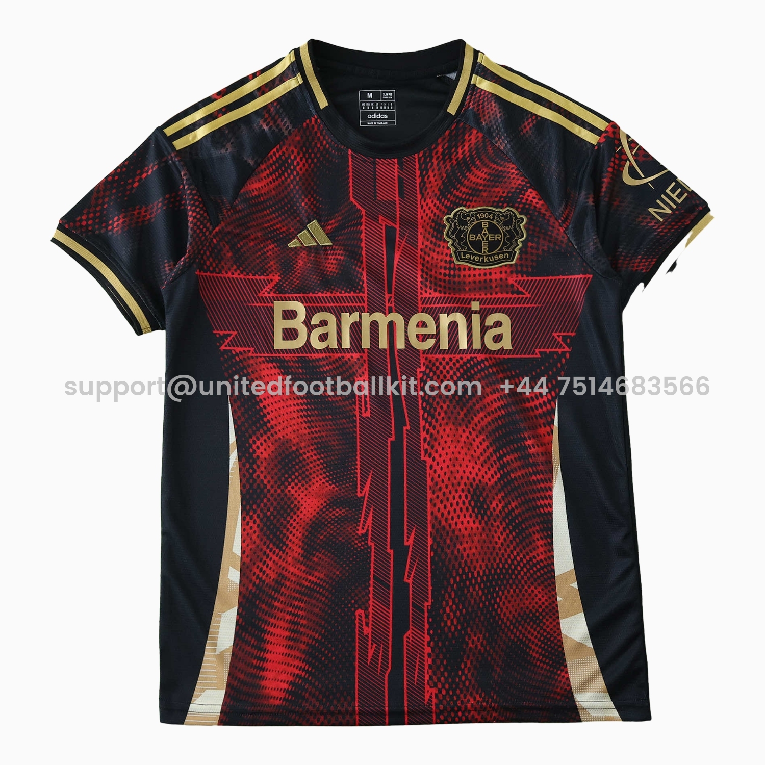 Unitedfootballkit.com | Bayer 04 Leverkusen 24-25 Red Concept Version Jersey - Fans Version -Customize Name, Number and Patch | Worldwide Shipping