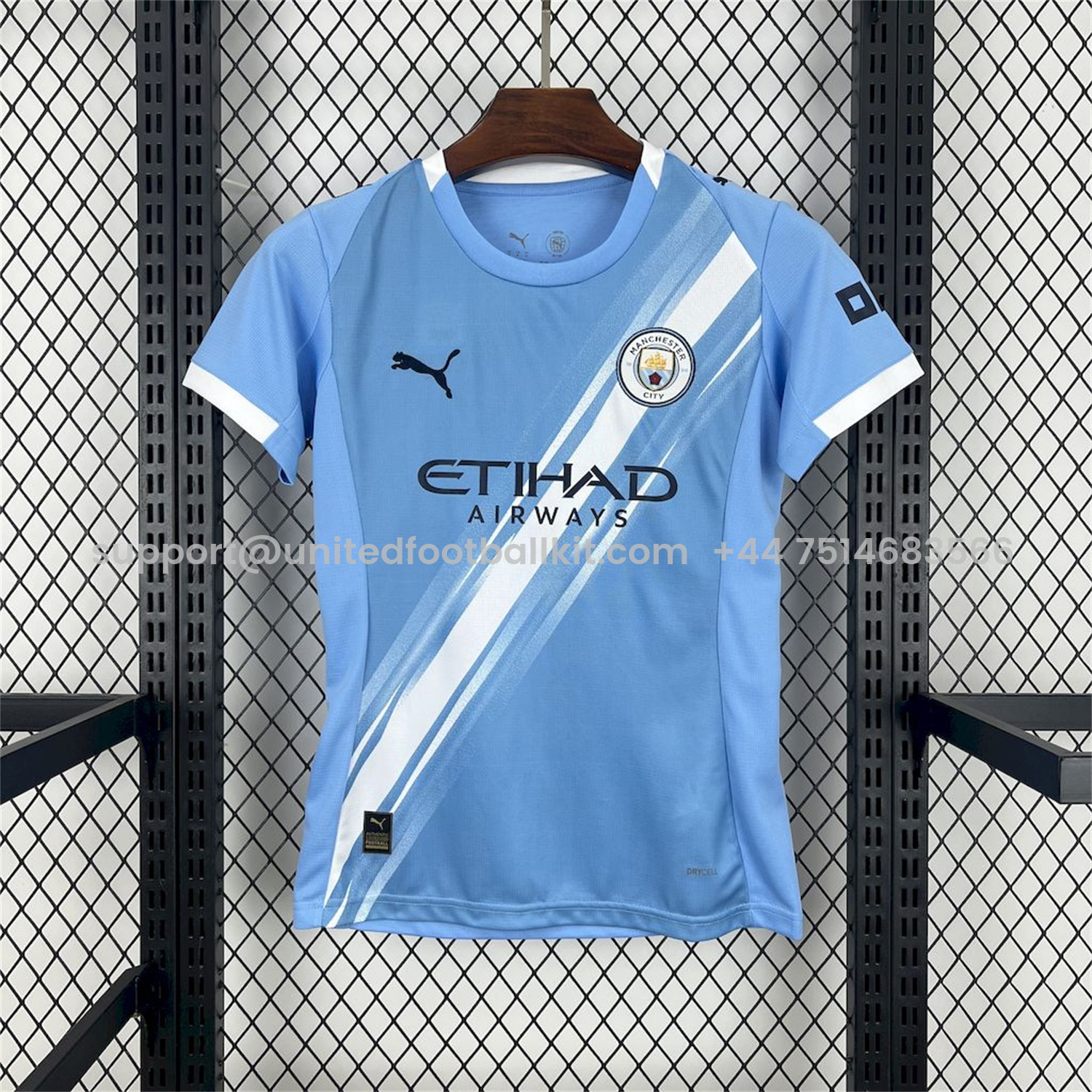 Unitedfootballkit.com | Women's Manchester City 25-26 Home Jersey -Customize Name, Number and Patch | Worldwide Shipping