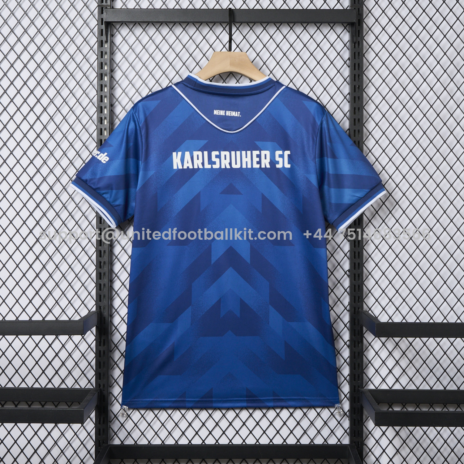 Unitedfootballkit.com | Karlsruher SC 25-26 Home Jersey - Fans Version -Customize Name, Number and Patch | Worldwide Shipping