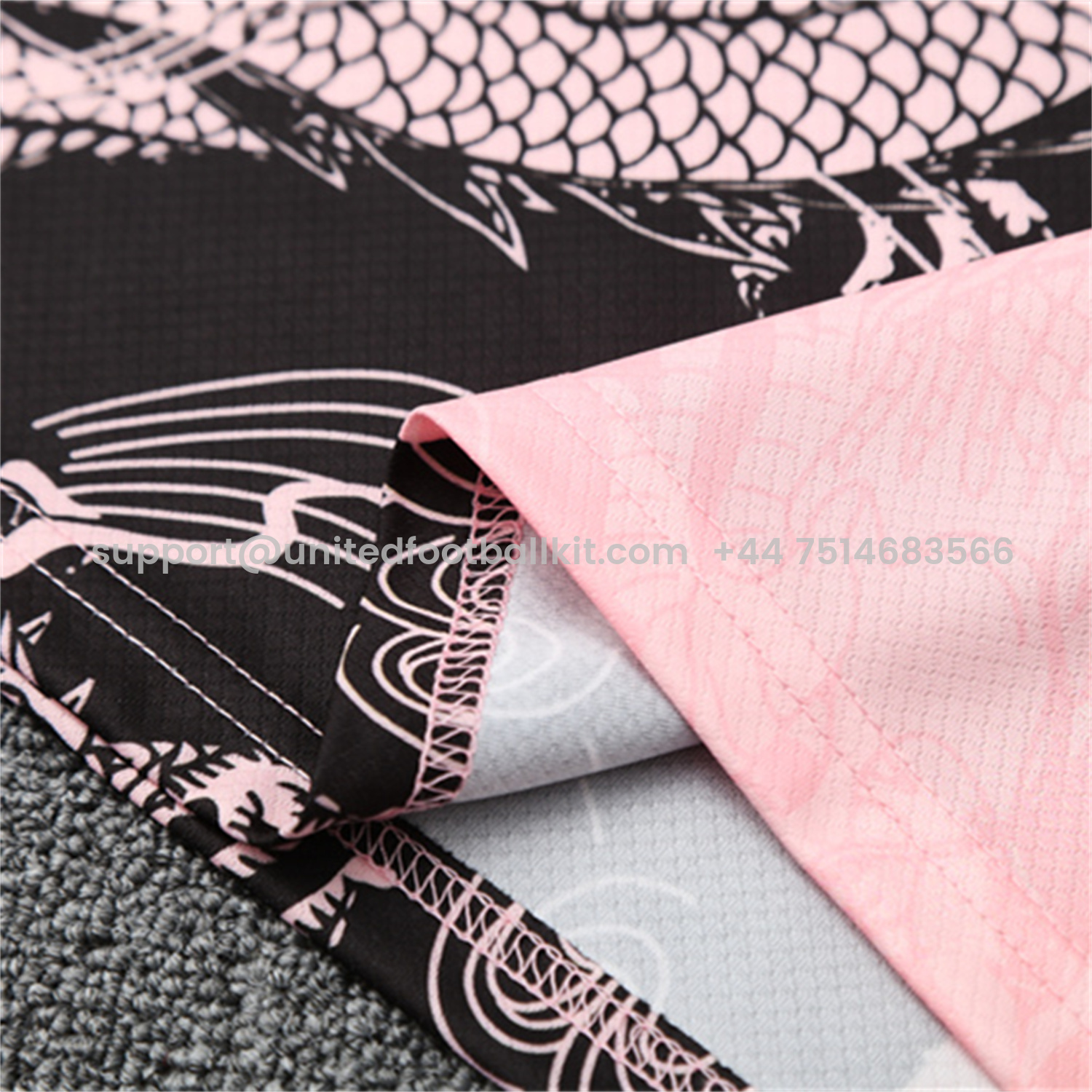 Unitedfootballkit.com | Real Madrid 25-26 Short-Sleeve Training Set - Pink Black Top & Black Shorts -Customize Name, Number and Patch | Worldwide Shipping