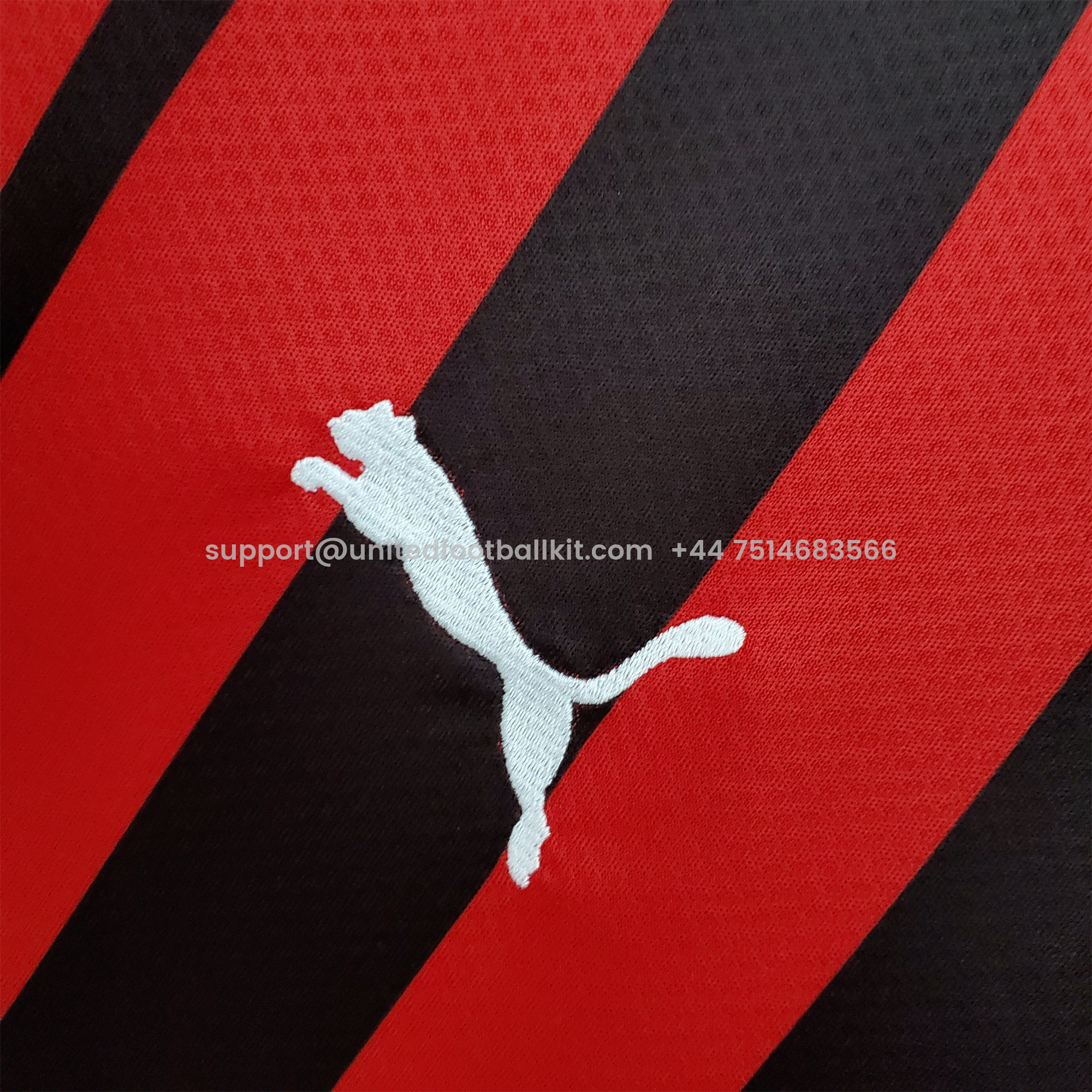 Unitedfootballkit.com | Retro AC Milan 2021-22 Home Stadium Jersey -Customize Name, Number and Patch | Worldwide Shipping