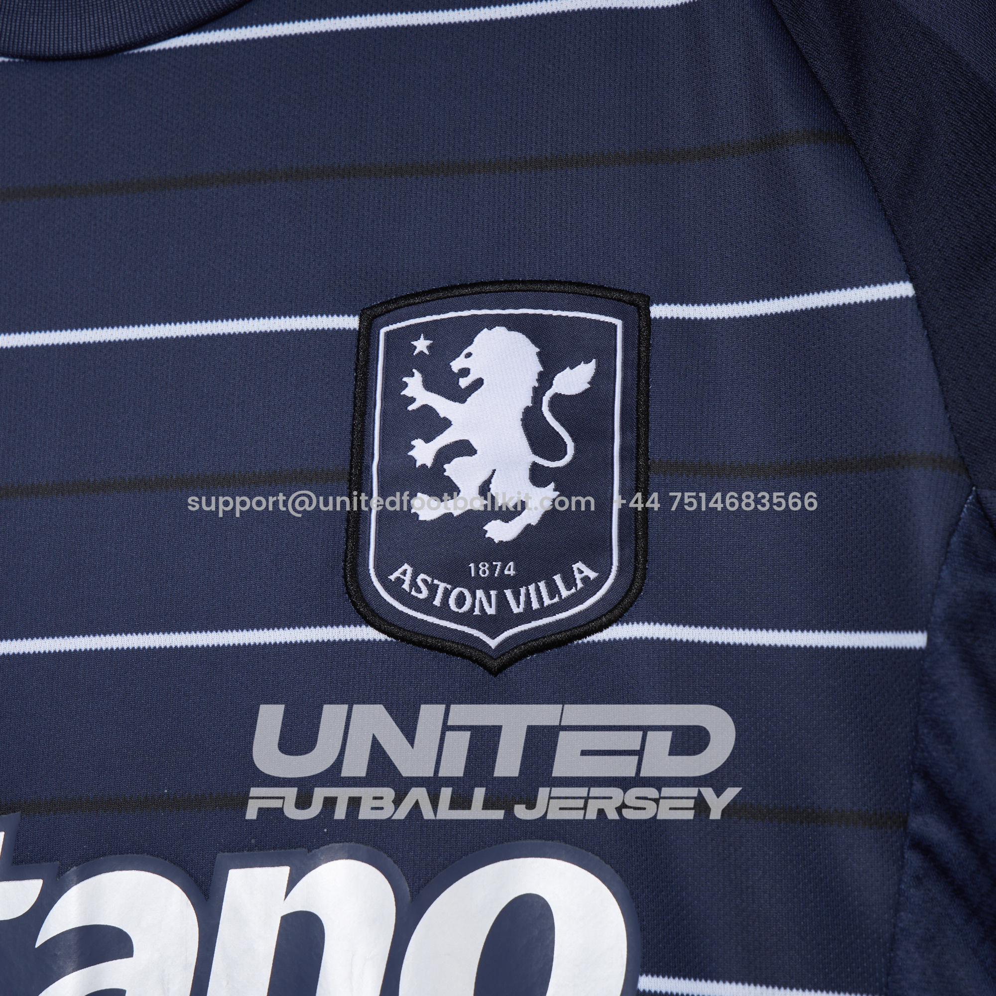 Unitedfootballkit.com | Aston Villa 24-25 Third Jersey - Fans Version -Customize Name, Number and Patch | Worldwide Shipping