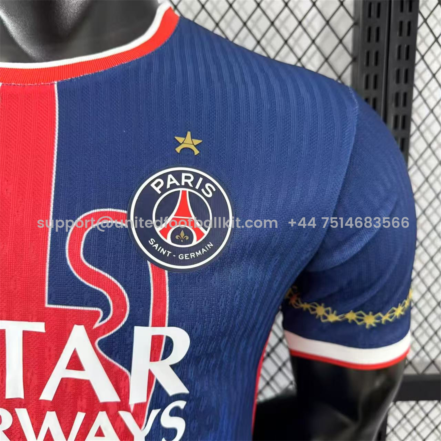 Unitedfootballkit.com | Paris Saint-Germain PSG 25-26 Red Trophy Special Edition Jersey With Star - Player Version -Customize Name, Number and Patch | Worldwide Shipping