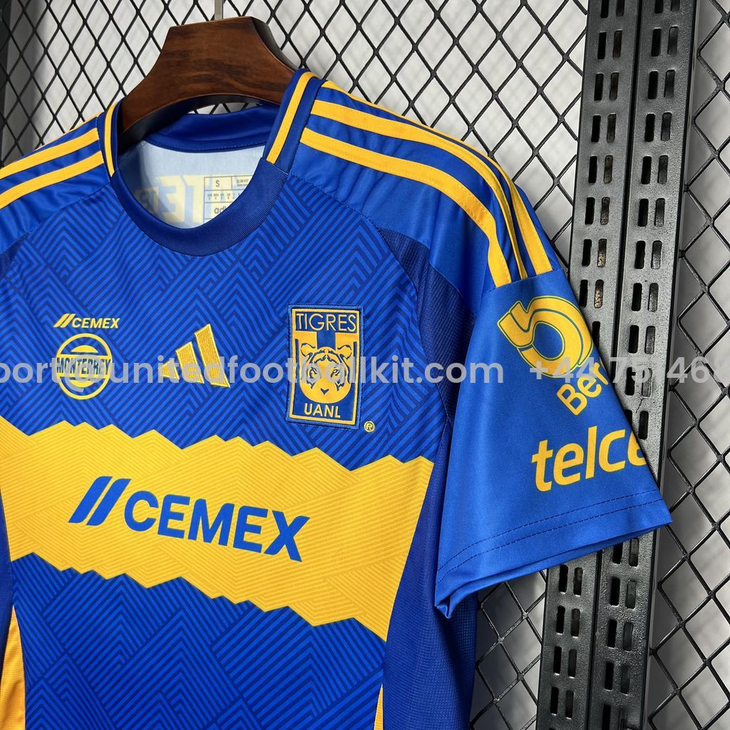 Unitedfootballkit.com | Tigres UANL 24-25 Away Jersey - Fans Version -Customize Name, Number and Patch | Worldwide Shipping