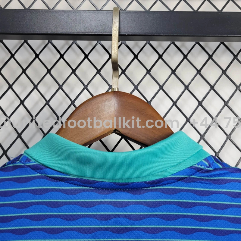 Unitedfootballkit.com | Brazil 2024 Away Stadium Kids Kit -Customize Name, Number and Patch | Worldwide Shipping