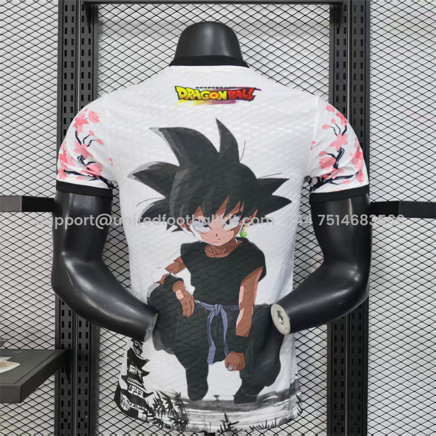 Unitedfootballkit.com | Japan 25-26 Dragon Ball Little Goku White Special Jersey - Player Version -Customize Name, Number and Patch | Worldwide Shipping
