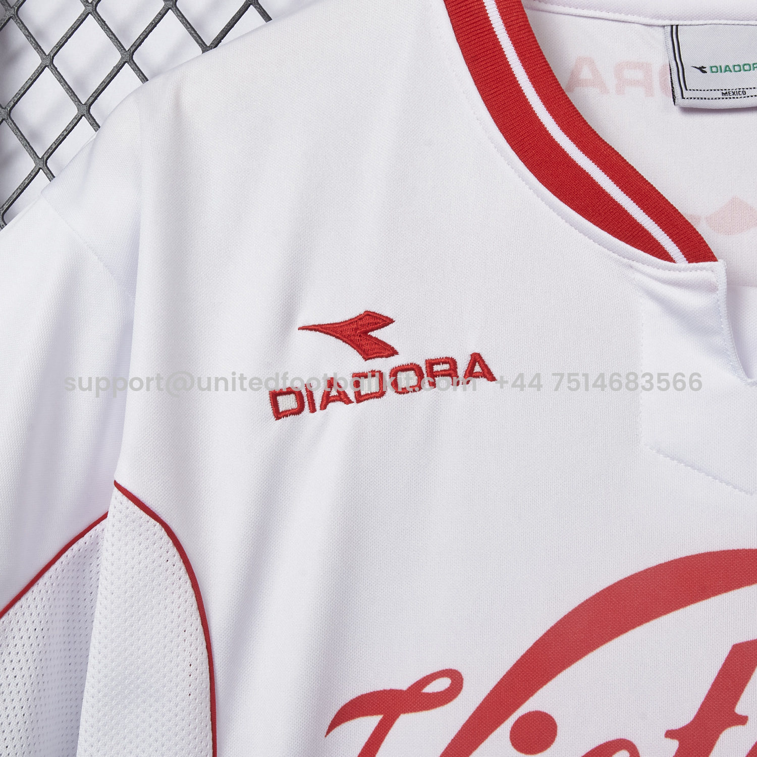 Unitedfootballkit.com | Retro Toluca 1998-99 Away White Jersey -Customize Name, Number and Patch | Worldwide Shipping