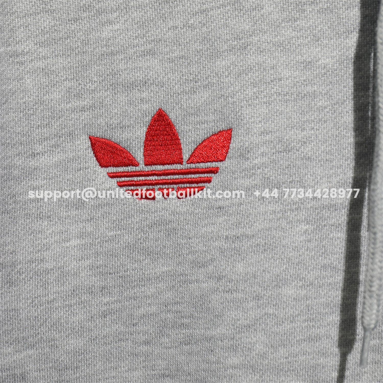 Unitedfootballkit.com | Manchester United 25-26 Pure Color Training Set - Grey Top and Grey Pants -Customize Name, Number and Patch | Worldwide Shipping