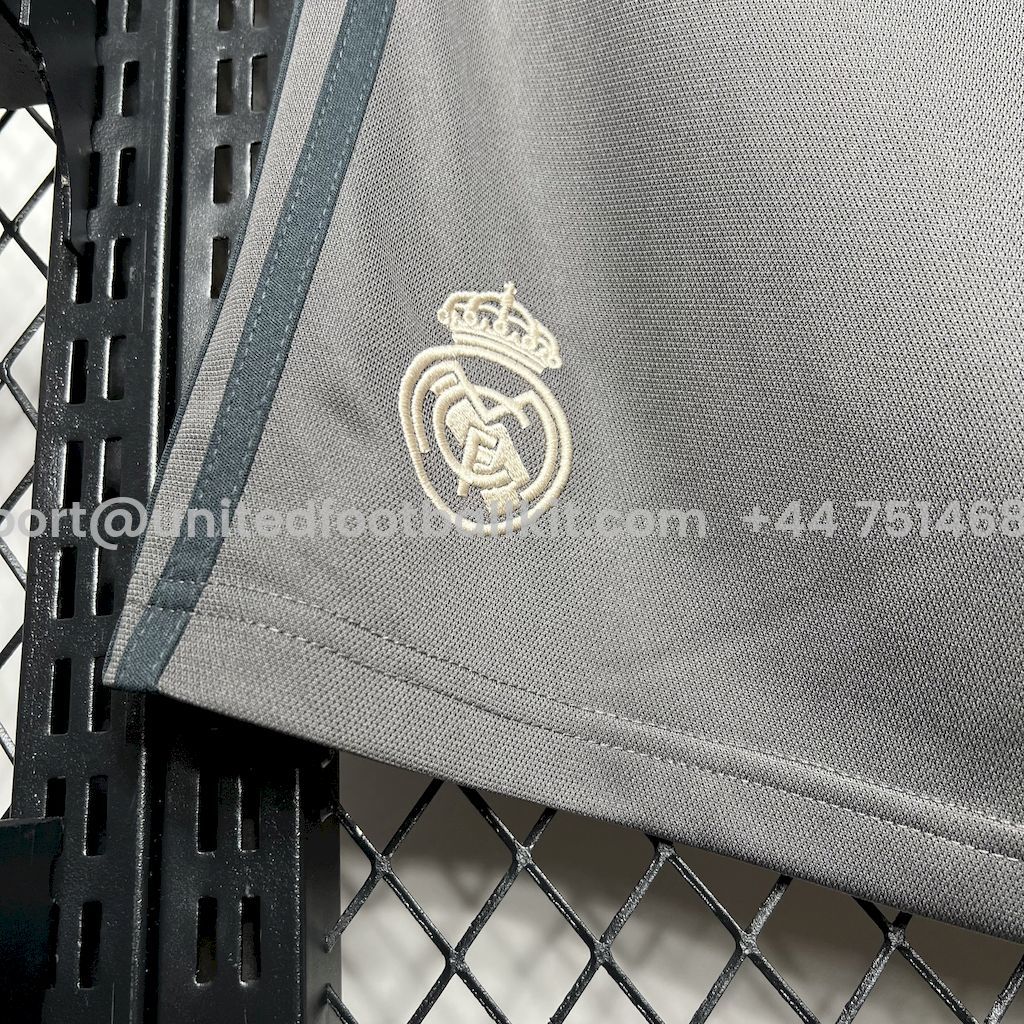 Unitedfootballkit.com | Real Madrid 24-25 Third Shorts - Fans Version -Customize Name, Number and Patch | Worldwide Shipping