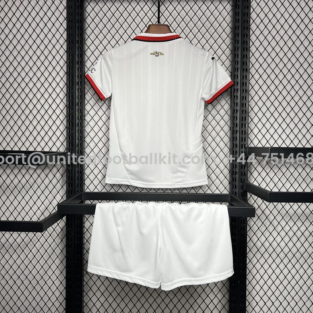 Unitedfootballkit.com | AC Milan 24-25 Away Kids Kit -Customize Name, Number and Patch | Worldwide Shipping