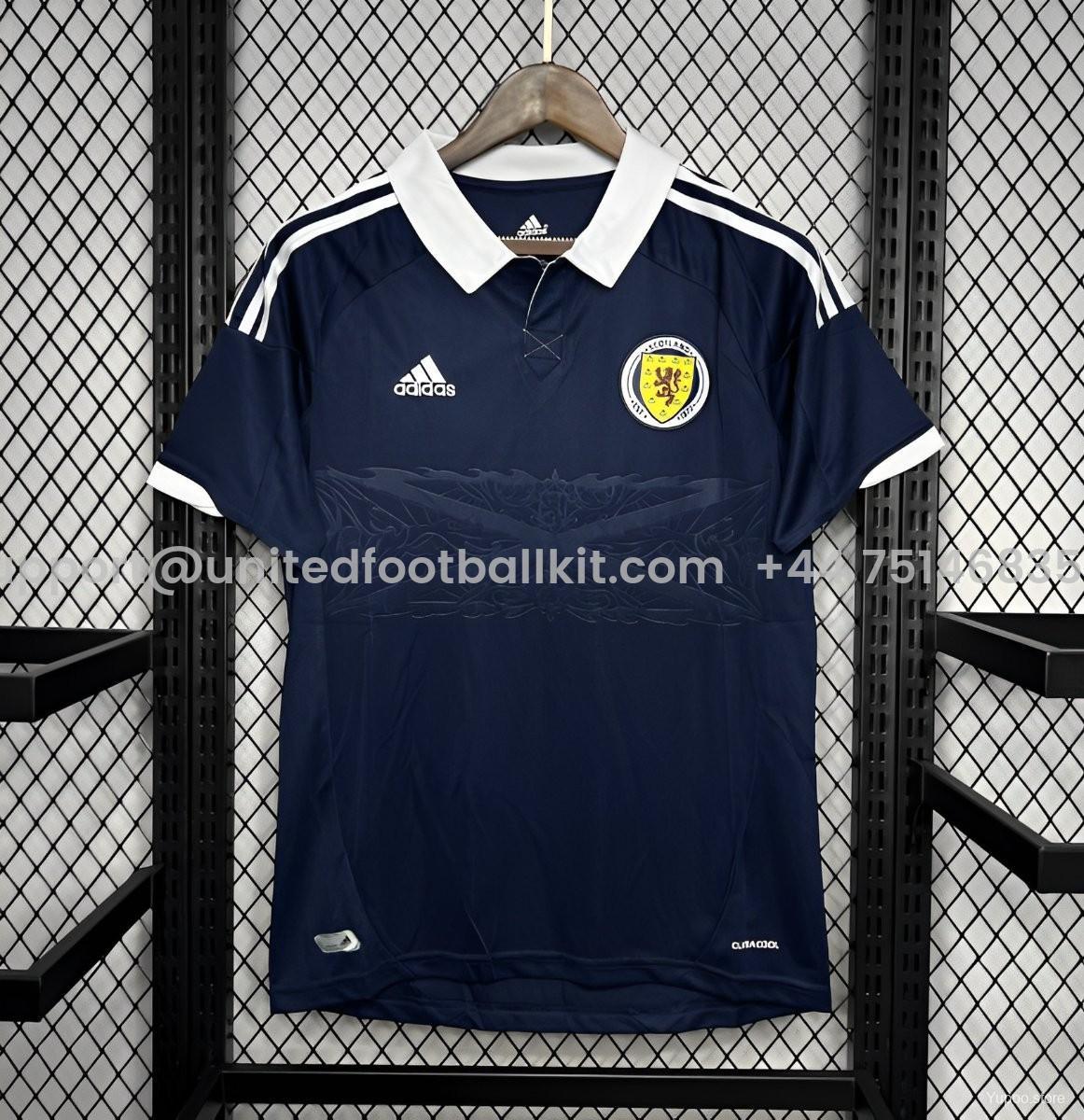 Unitedfootballkit.com | Retro S-c-o.t l.a-n.d 2012 Home Jersey -Customize Name, Number and Patch | Worldwide Shipping