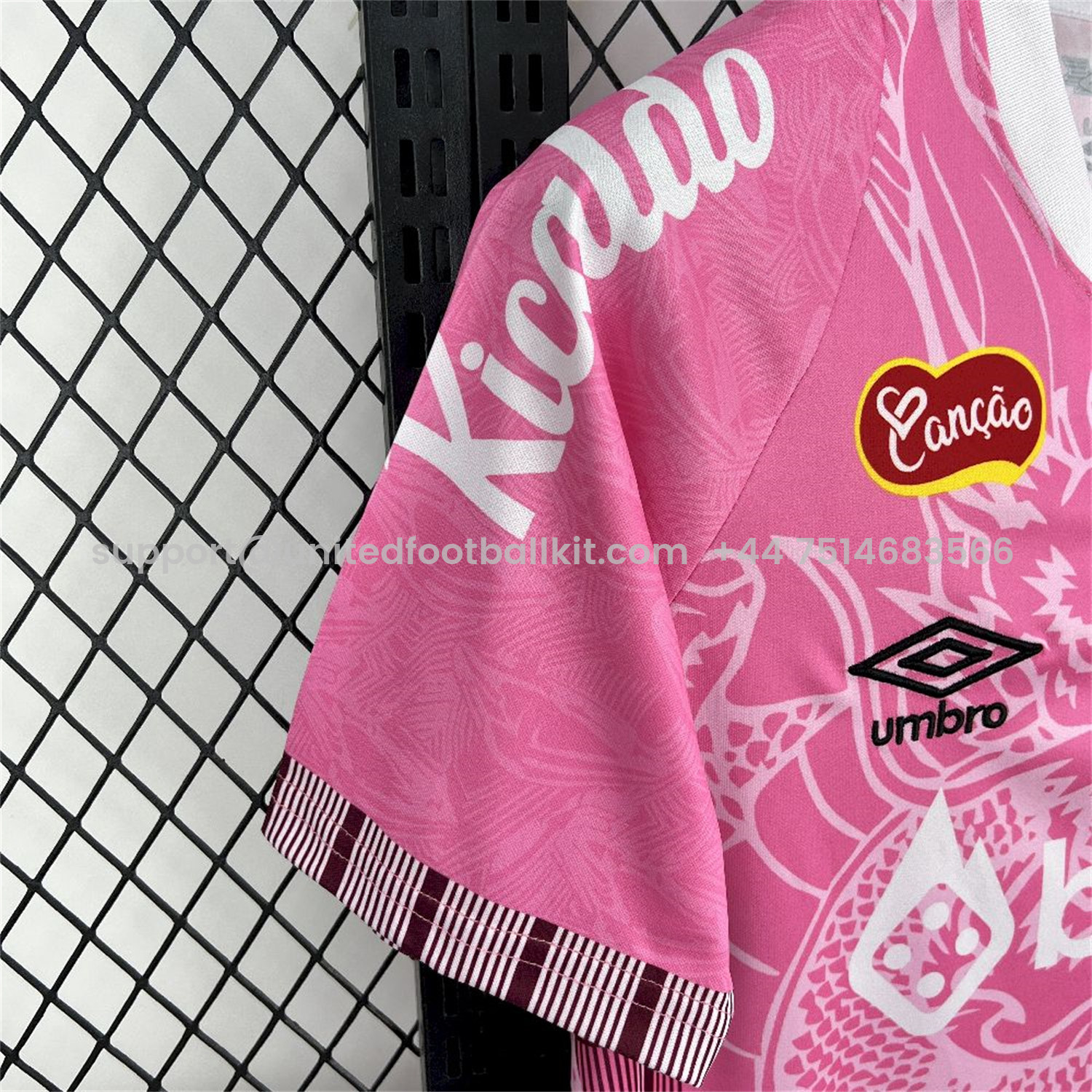Unitedfootballkit.com | Santos 25-26 Pink Special Jersey with Sponsors - Fans Version -Customize Name, Number and Patch | Worldwide Shipping