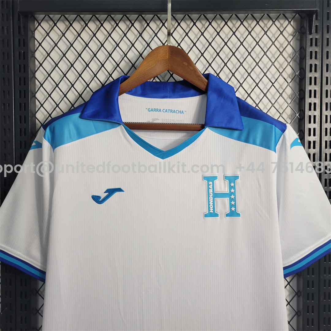 Unitedfootballkit.com | Honduras 2023 Home Stadium Jersey - Fans Version -Customize Name, Number and Patch | Worldwide Shipping