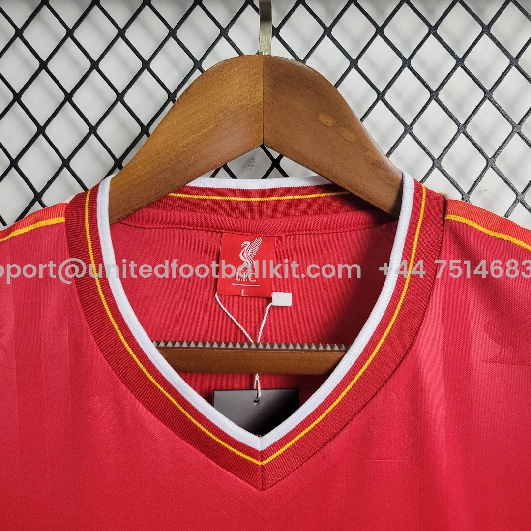 Unitedfootballkit.com | Retro Liver.pool 1986-87 Home Stadium Jersey -Customize Name, Number and Patch | Worldwide Shipping