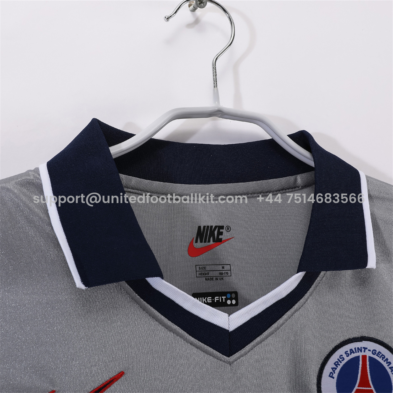 Unitedfootballkit.com | Retro Paris Saint-Germain PSG 2000-01 Away Jersey -Customize Name, Number and Patch | Worldwide Shipping
